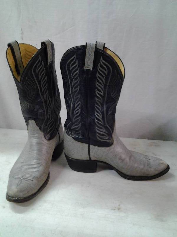 Tony Lama Leather Cowboy Boots Size 11