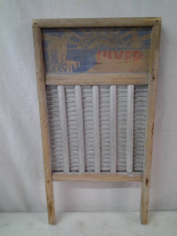 Silver Columbus Washboard Co. Item