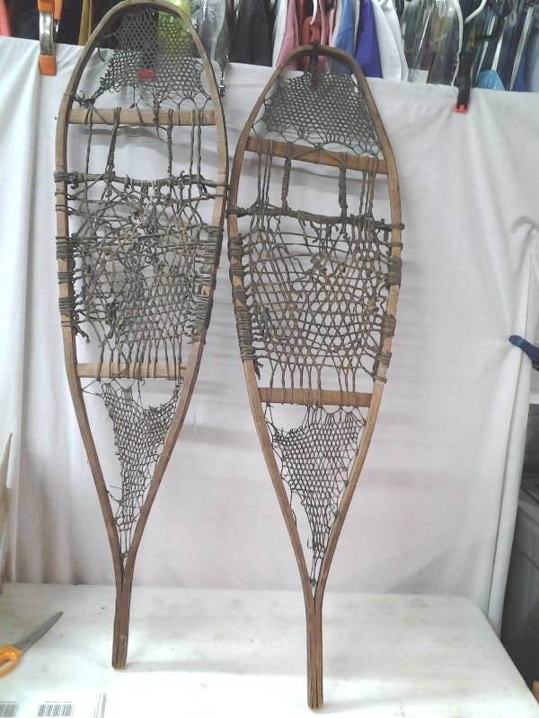Pair Of Vintage Snow Shoes