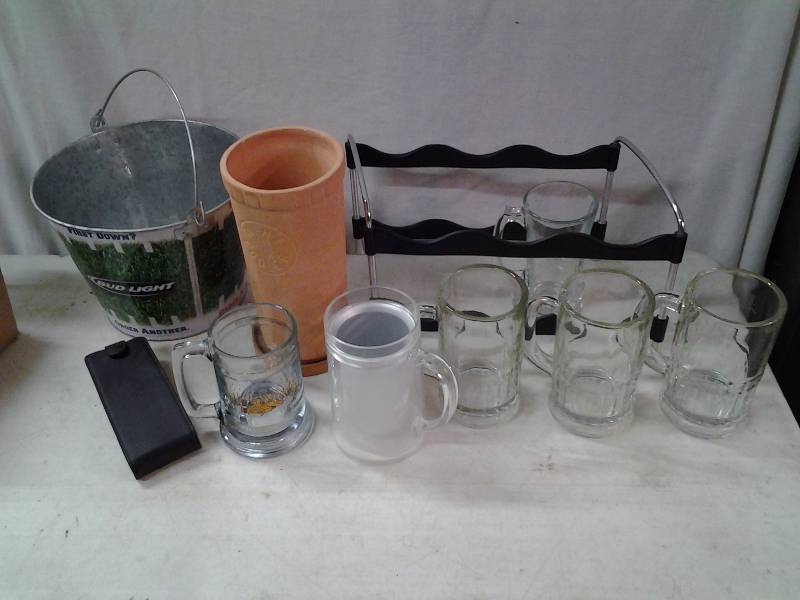 Bud Light Bucket & Related Bar Wares