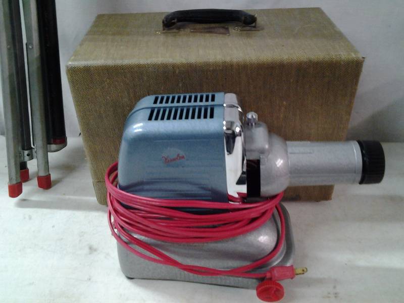 Vintage Viewlux Projector With Case & 40x40 Screen