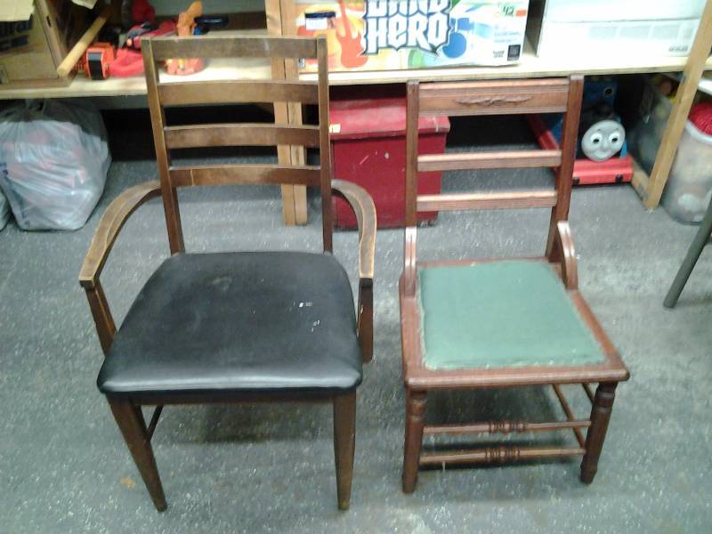 2 Wood Chairs