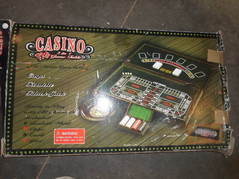 CASINO 3 IN 1 GAME TABLE