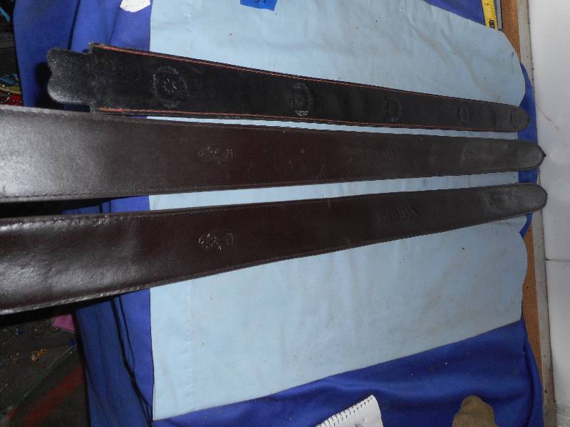 3 LEATHER SWORD SHEATHS