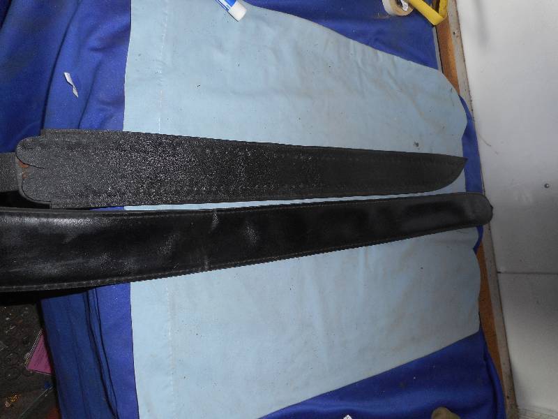 2 LEATHER SWORD SHEATHS