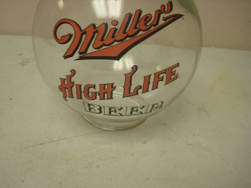 lot 62 image: Miller High Life Nut Dispenser Replacement Glass Globe