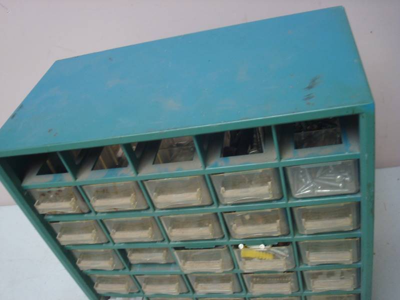 lot 70 image: Small Nuts And Bolts Bin, Missing Some Drawers