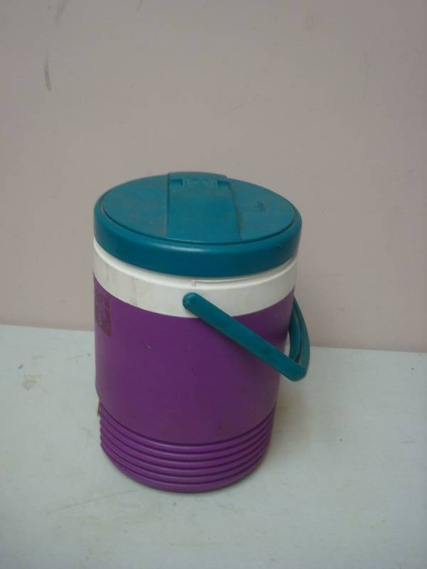 lot 73 image: Used Small Purple Water Cooler