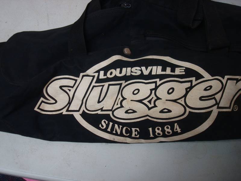 lot 113 image: Baseball Bat Bag With Two Wood Bats, Used