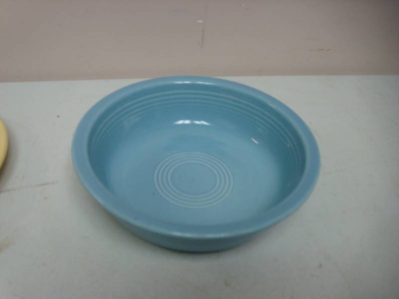 lot 122 image: Pair Of Fiesta Ware Dishes, One Vintage