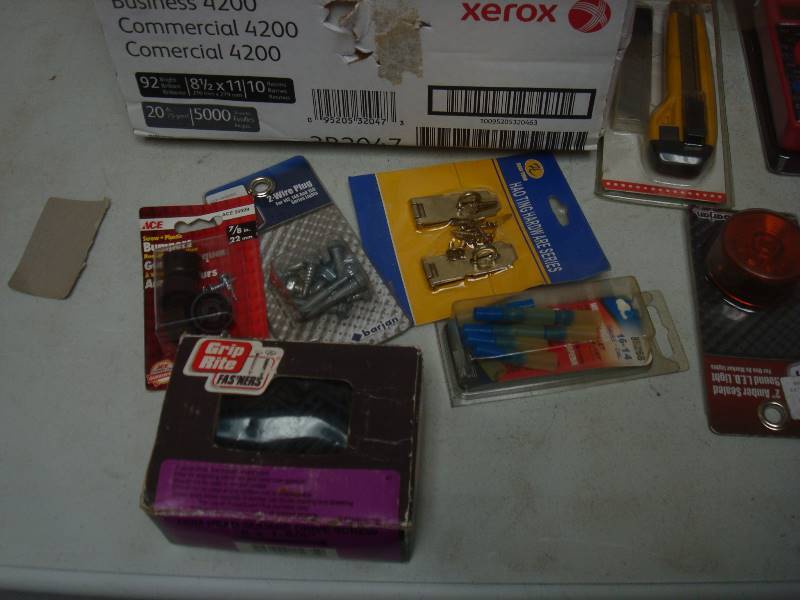 lot 140 image: Box Filled With New And Unused Hardware Items