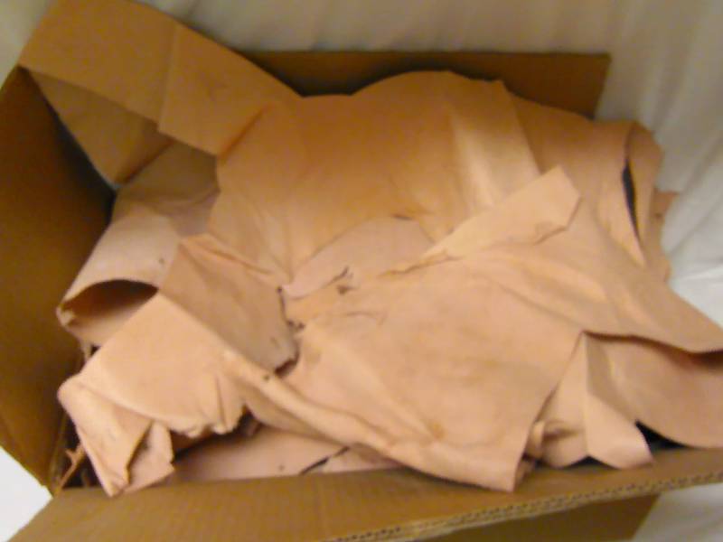 Scrap Leather - for crafting and projects, see pictures for full detail