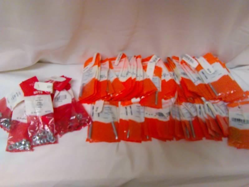 4� Hanger Bolts and nuts, large lot, (155pkgs)