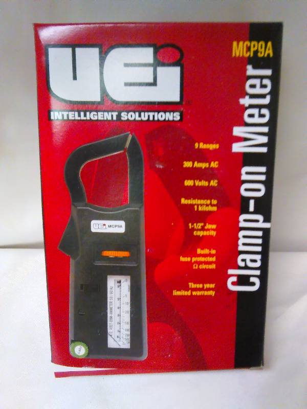 Electrical Clamp-On Meter, 9 ranges, UEI Intelligent Solutions MCP9A