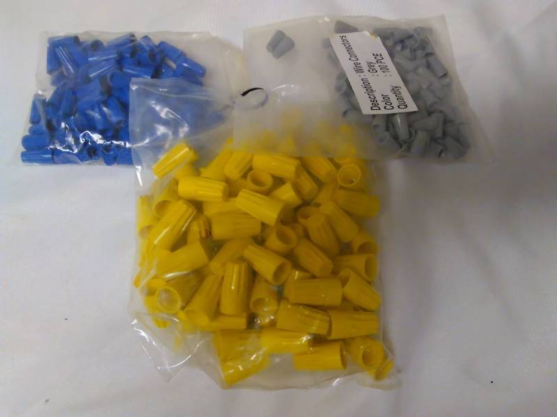 Wire Nuts, (3)