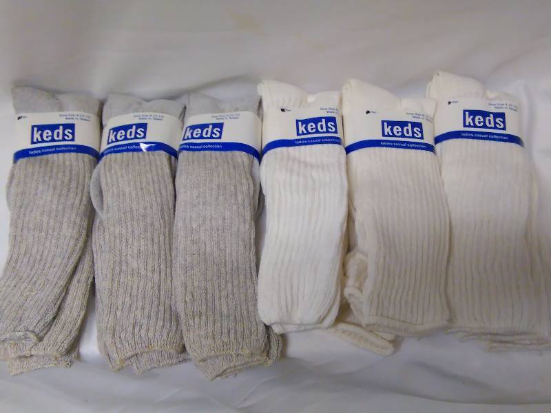 KEDS Socks, (12 pr.)  Ladies Size 4-10 12