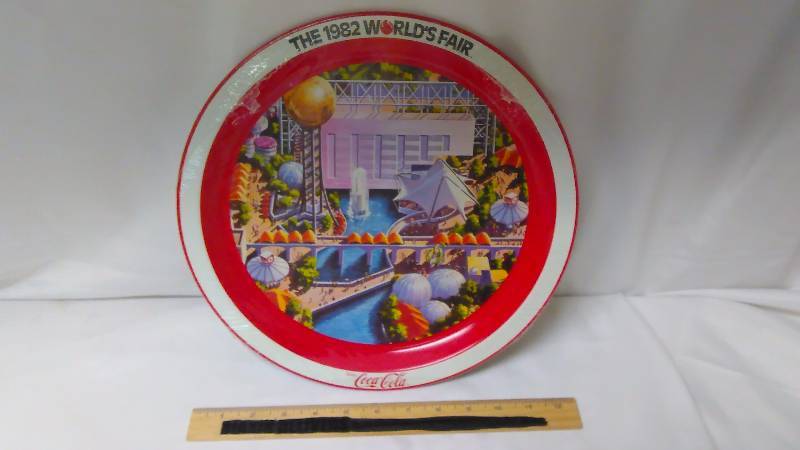 Vintage Coca Cola, Collectible 1982 World�s Fair Platter