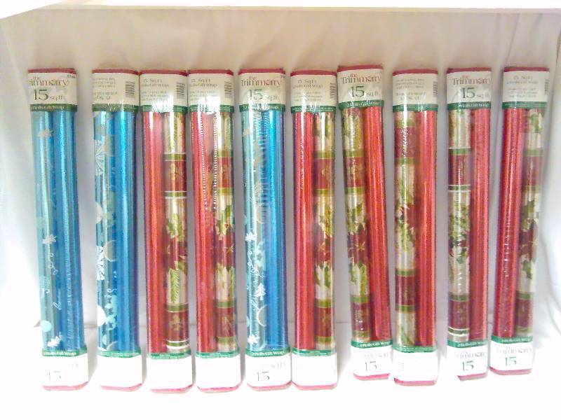 Christmas Wrapping Paper (20 rolls) Patterns vary, 10 packages 2 rolls per package