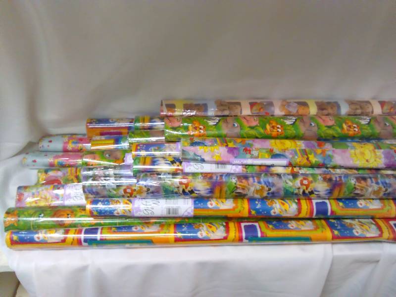 Children Wrapping Paper (20 rolls) Patterns vary