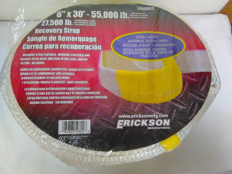 Recovery Strap, 6 in. x 30 ft., 55,000 lb.