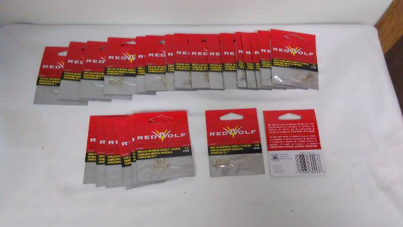Red Wolf Snelled Aberdeen Hooks with 7� leader, Size 10 (24 pkgs. of 6)