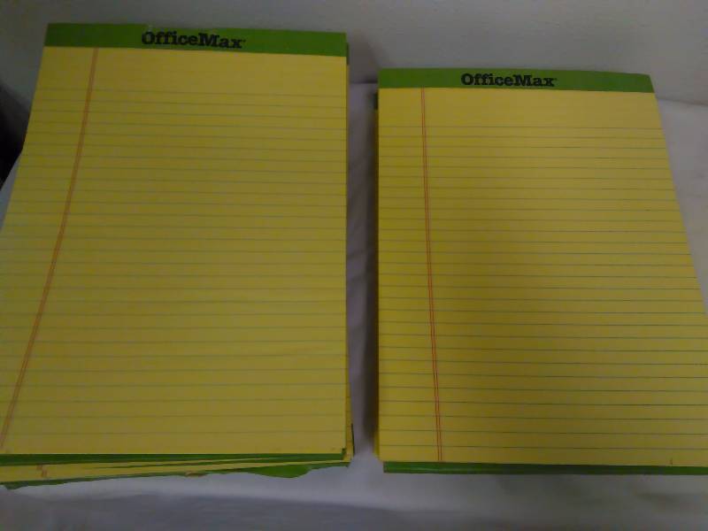 Office Max Perforated Writing Pads (19)