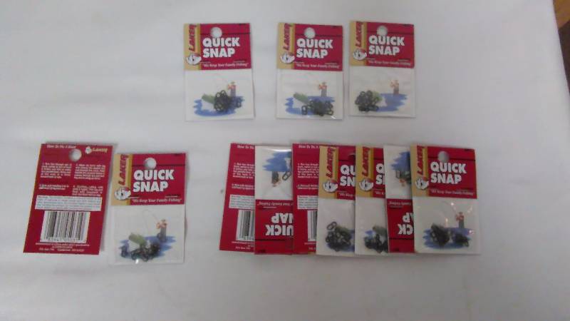 Quick Snap (12 pkg. of 10) Change hooks, jigs, lures, or flies in just seconds