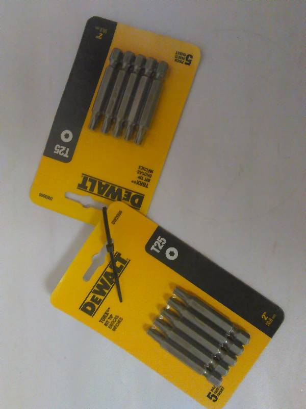 DeWalt Drill Bits T25 Torx (2 pkgs. of 5)