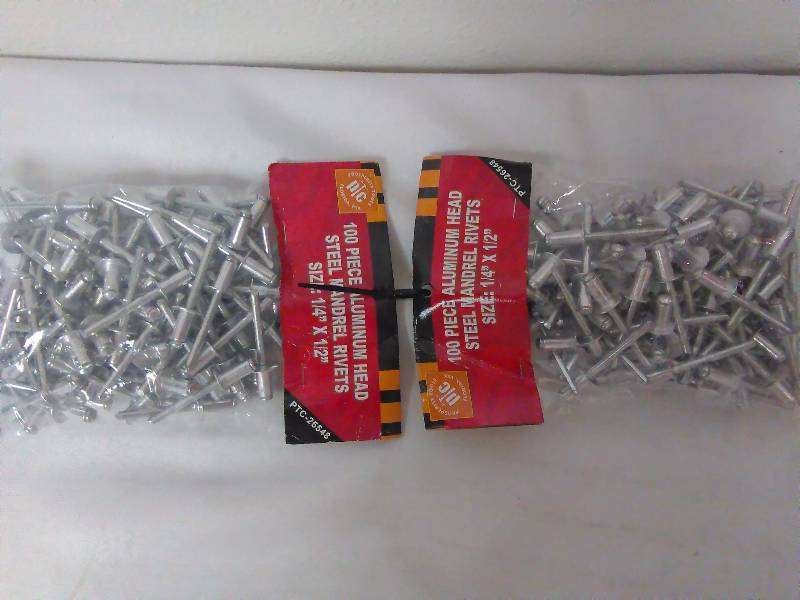 � x � - Inch Mandrel Rivets (2 pkgs. of 100)