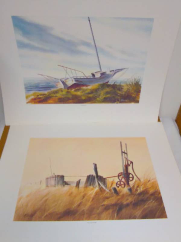 The Old Pump and The Derelict Prints by James Killen