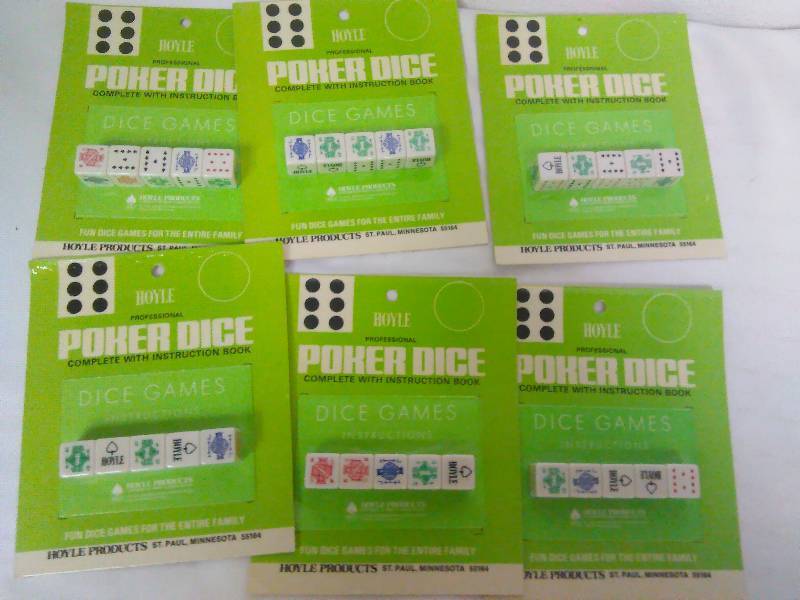 Poker Dice (6 pkgs. of 5)