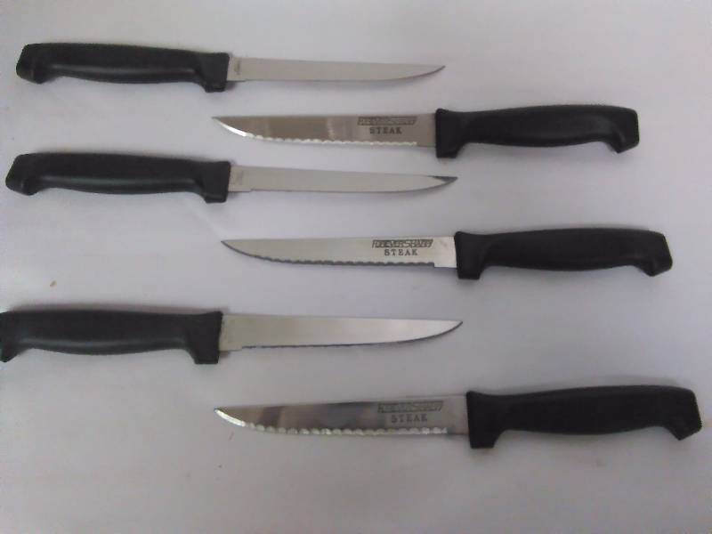 Steak Knives (6) Forever Sharp Stainless Steak Knife