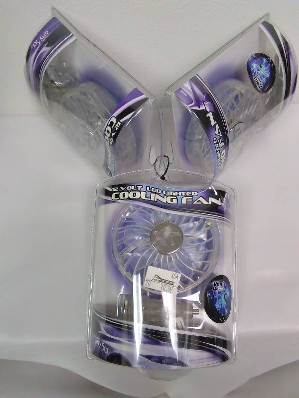 12V Lighted Cooling Fan (3)
