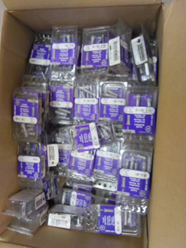 Anchors and Screws, size and number vary (115 pkgs.)