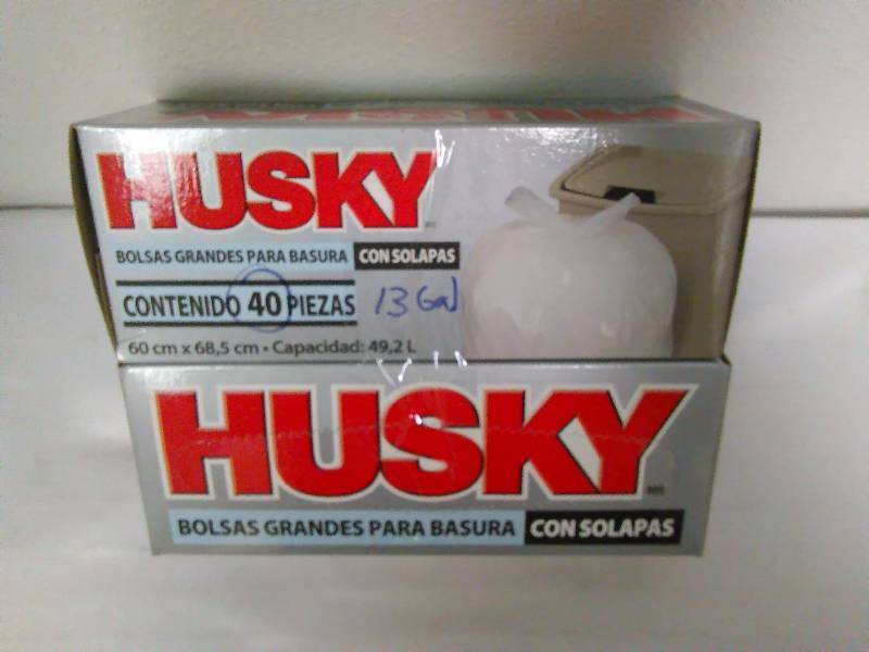 Huskie Trash Bags 13 gal (2 boxes of 40)