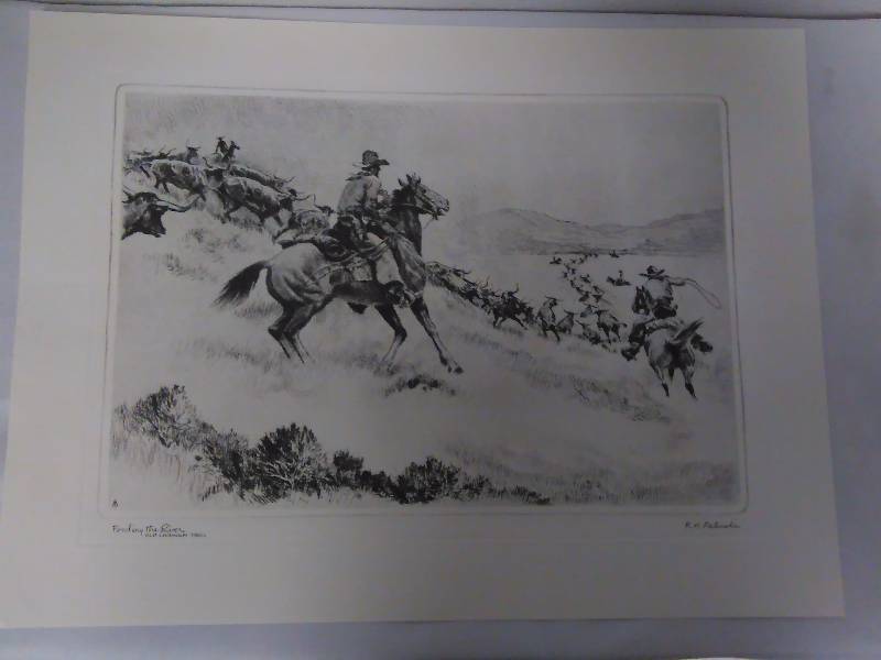 R.H. Palenske Print Fording The River