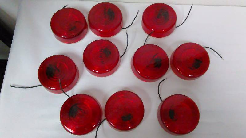 Red Trailer Reflector Lights (10)