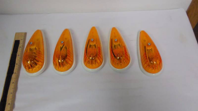 Amber MarkerCab Lights (5) Teardrops