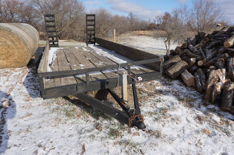 1993 Master 16 Tandem Axle Equipment Trailer