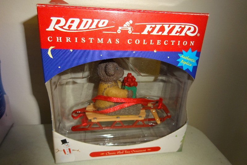 Radio Flyer Classic sled tree ornament