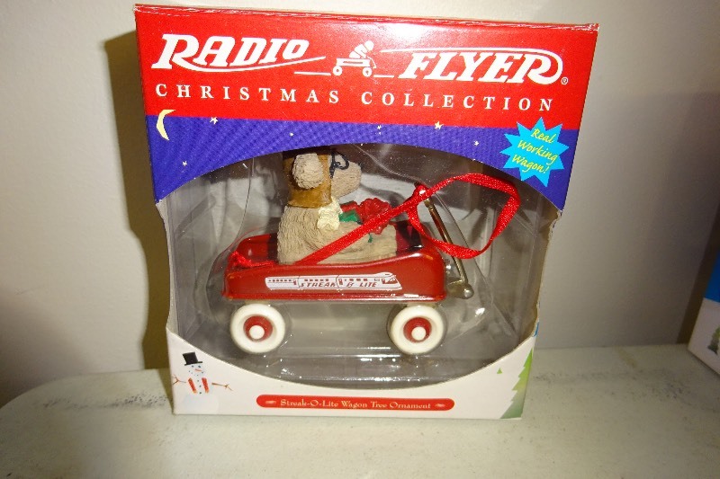 Radio Flyer Streak - o - lite wagon tree ornament