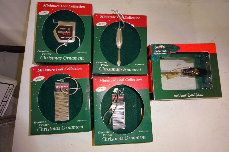 Variety of Craftsman Ornaments