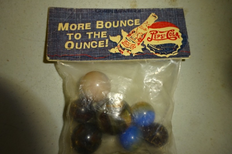 Compliments of Pepsi Marbles