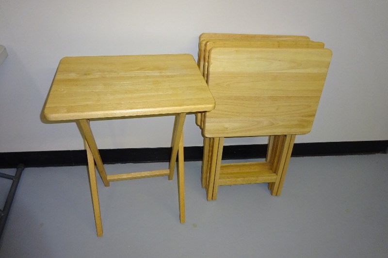 Wood Fold up TV trays