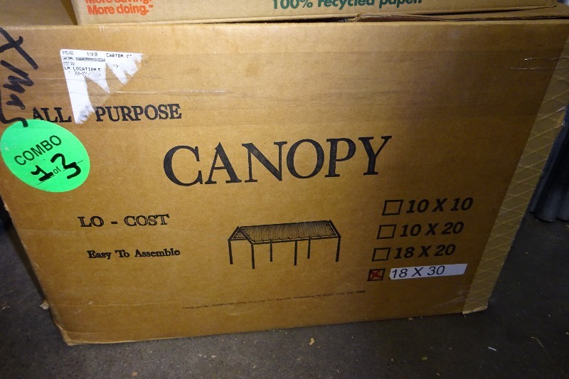 lot 76 image: 18 x 30 Canopy