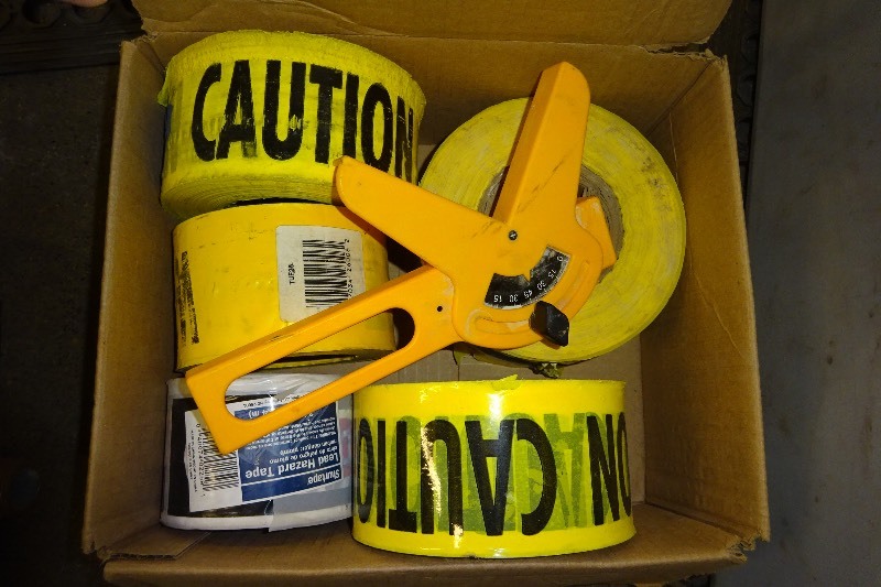 lot 118 image: Rolls of caution tape