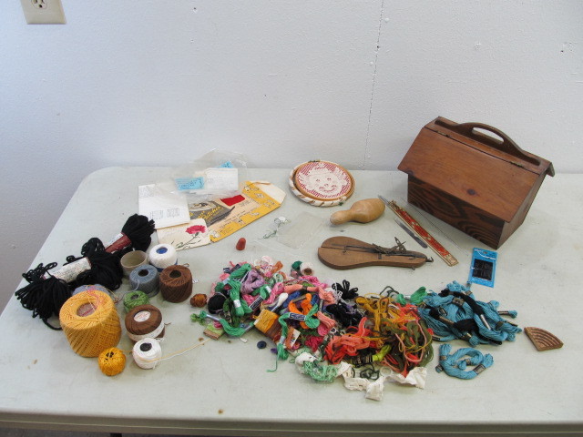 Large Lot of Vintage Thread & Sewing Accessories