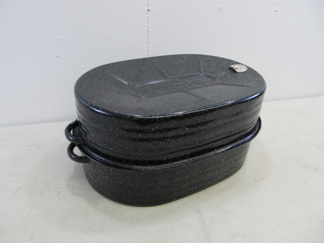 Large Lisk Enamel 3-Piece Roasting Pan