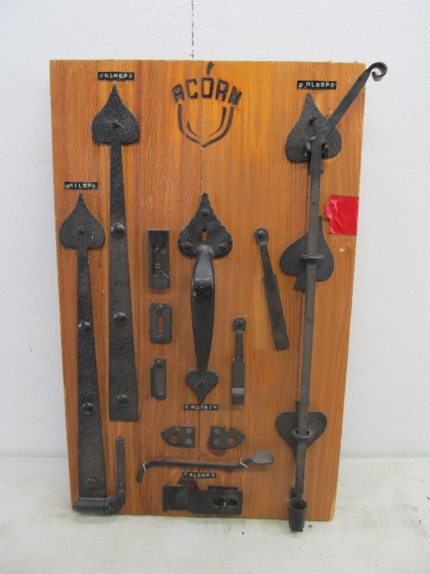 Acorn Hammered Iron Door Hardware