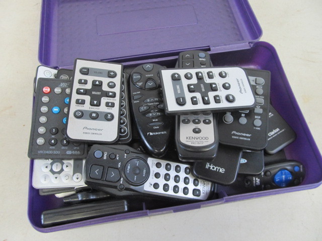 Large Lot of Car Audio etc Remote Controls